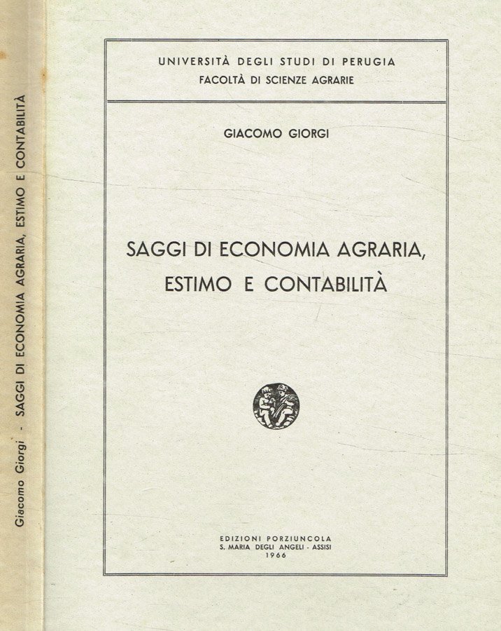 Saggi di economia agraria, estimo e contabilità