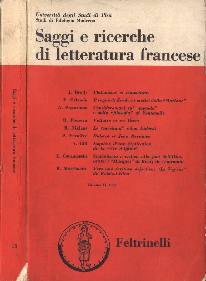 Saggi e ricerche di letteratura francese Vol. II