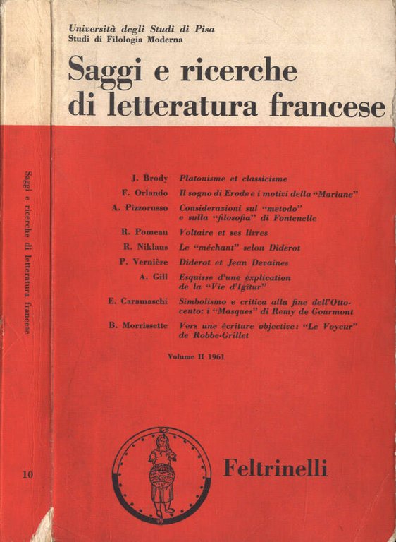 Saggi e ricerche di letteratura francese Vol. II