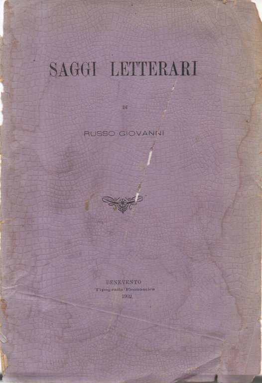 Saggi letterari