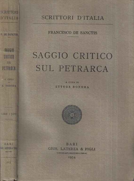 Saggio critico sul Petrarca