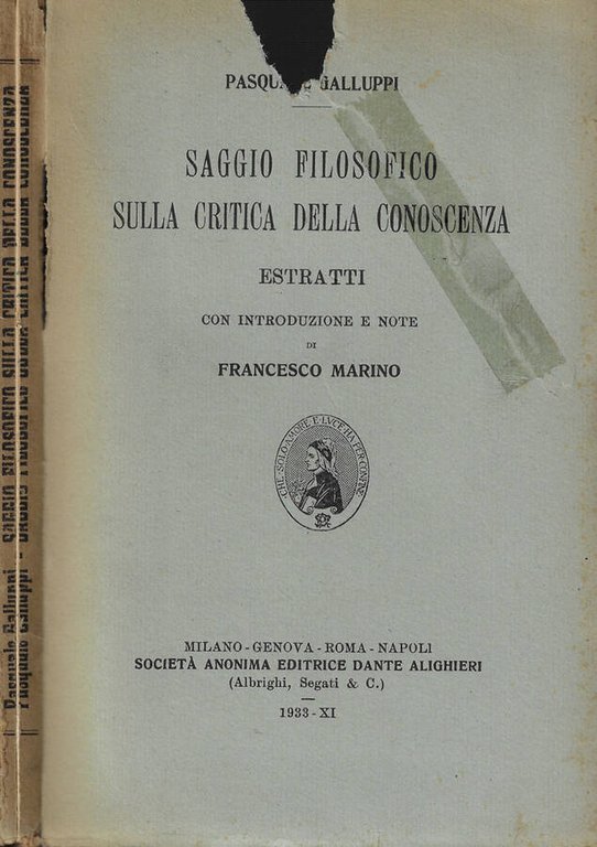 Saggio filosofico sulla critica della conoscenza