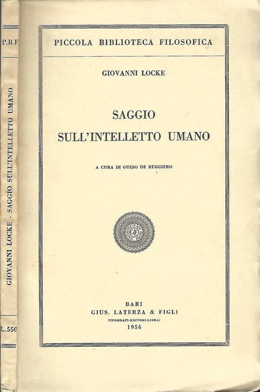 Saggio Sull'Intelletto Umano