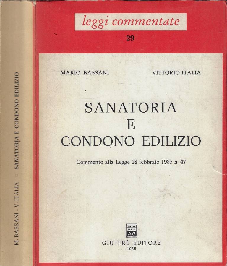 Sanatoria e condono edilizio