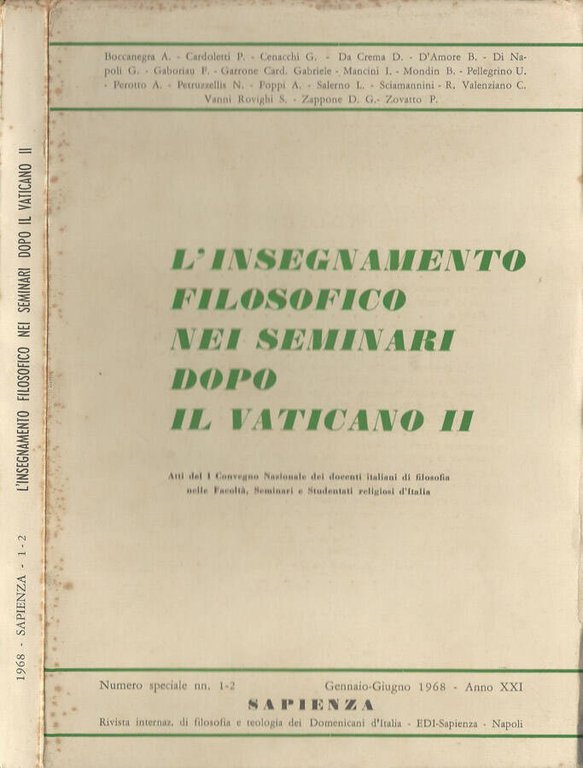 Sapienza Anno XXI-N° 1-2 | Immagine Gallery 2