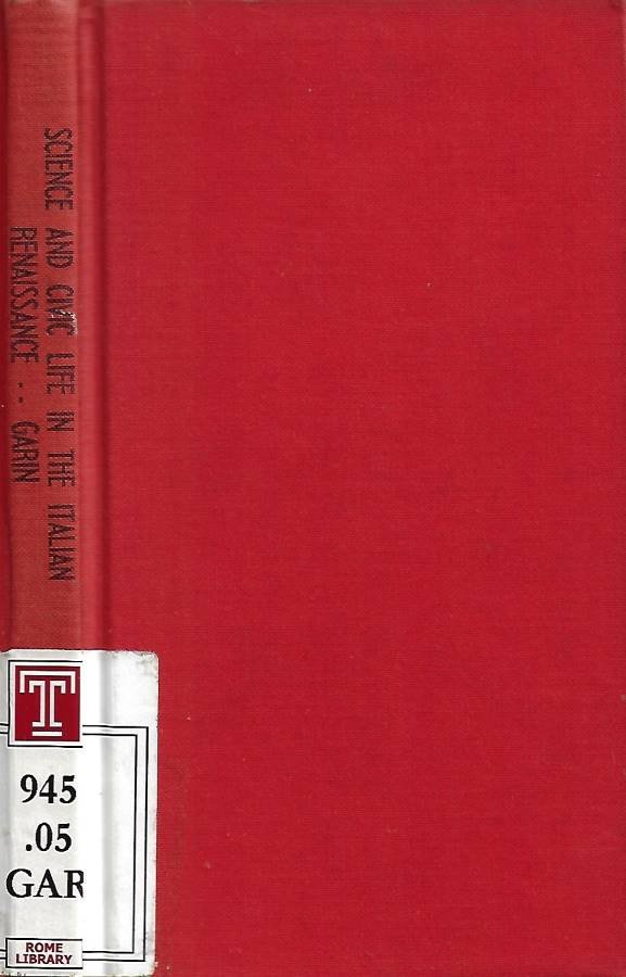 Science and Civic Life in the Italian Renaissance