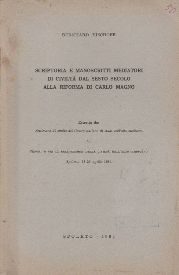 Scriptoria e manoscritti mediatori di civiltà dal sesto secolo alla … | Immagine principale