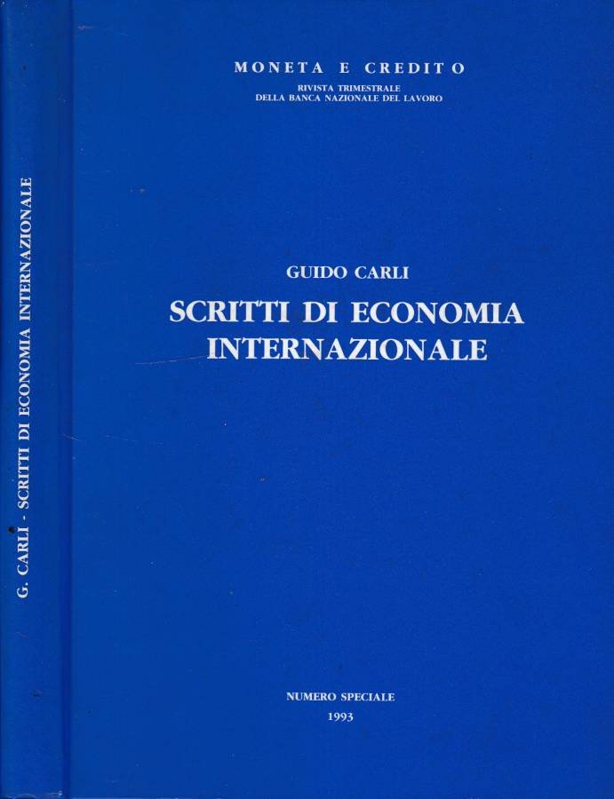 Scritti di economia internazionale