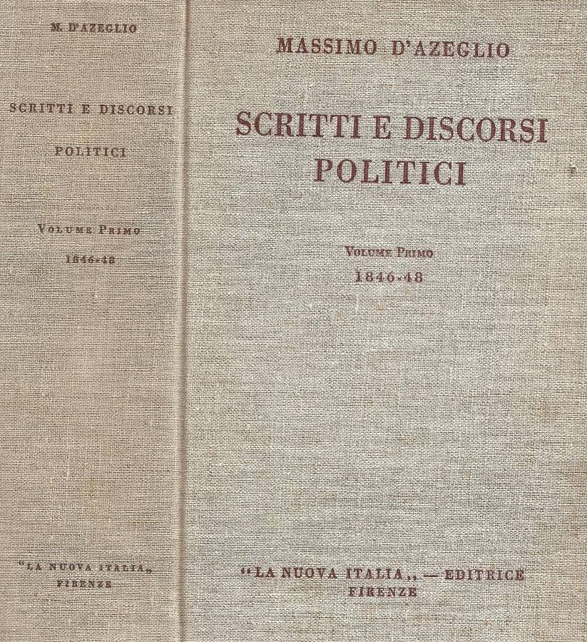 Scritti e discorsi politici per Marcus De Rubris. Volume primo … | Immagine principale