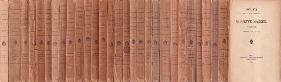 Scritti editi ed inediti, volume IX, XXIII, XXIV, XXV, XXVI, …