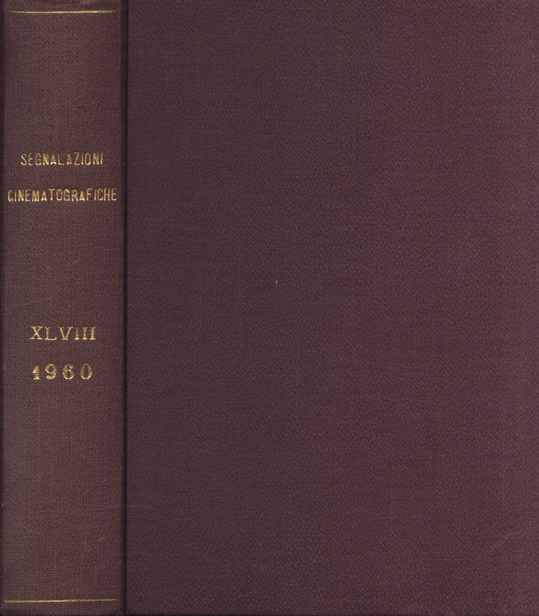Segnalazioni cinematografiche Volume XLVIII 1960