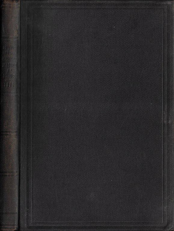 SEVENTH REPORT OF THE MICHIGAN ACADEMY OF SCIENCE