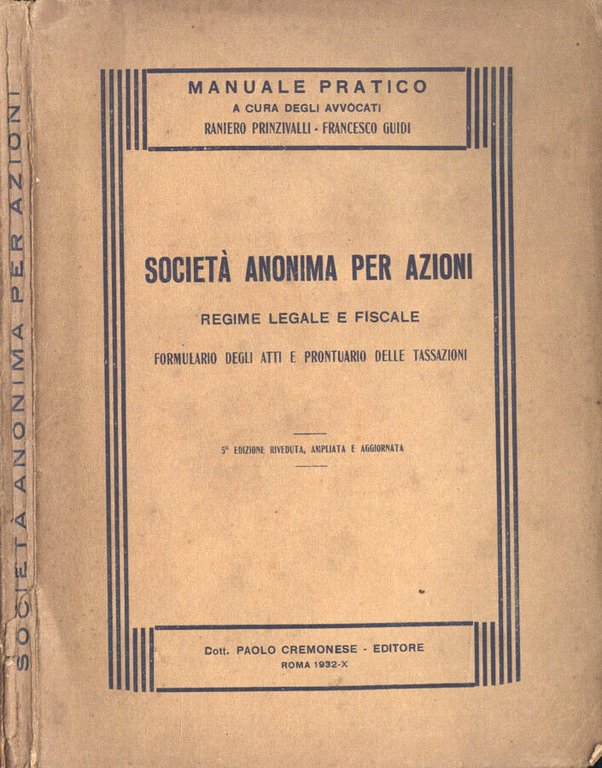 Società anonima per azioni