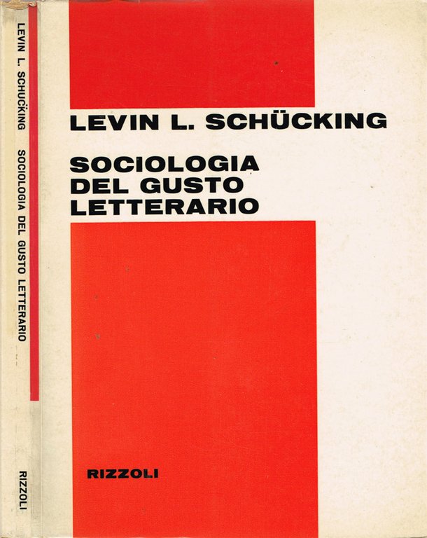 Sociologia del gusto letterario