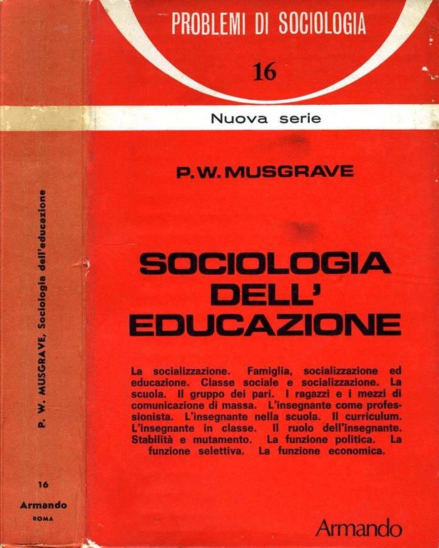 Sociologia Dell'Educazione