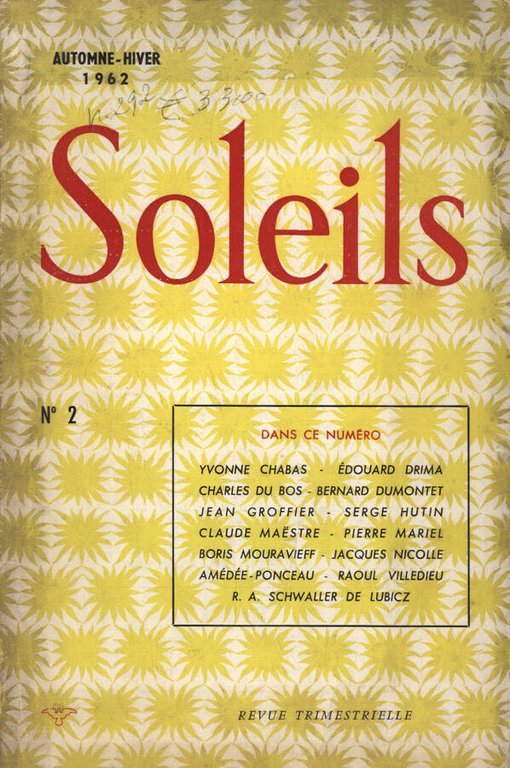 Soleils Anno 1962 n. 2