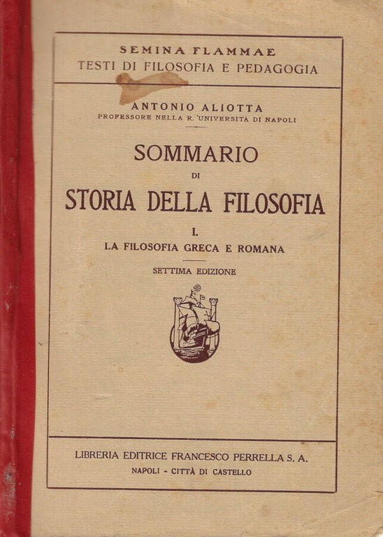 Sommario della Storia della Filosofia