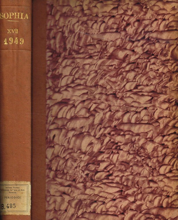 Sophia. Rivista internazionale di filosofia e storia della filosofia. AnnoXVII, …