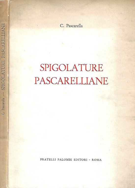 Spigolature Pascarelliane