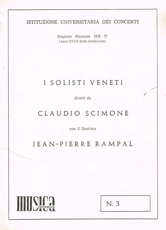 STAGIONE MUSICALE 1976 77 | Immagine Gallery 2