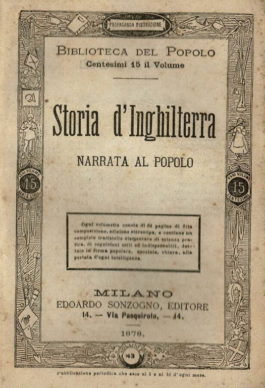 Storia D'Inghilterra narrata al popolo