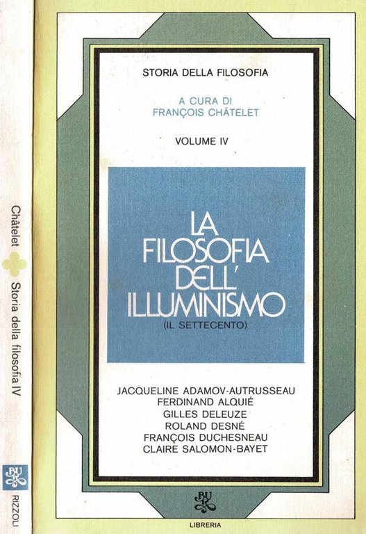 Storia della Filosofia - La Filosofia dell'Illuminismo " Il Settecento …