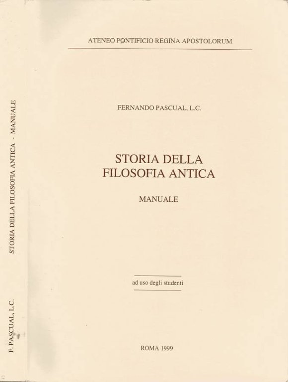 Storia della Filosofia Antica