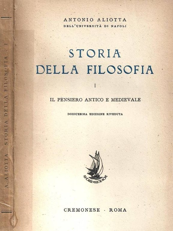 Storia della filosofia. I:Il pensiero antico e medievale