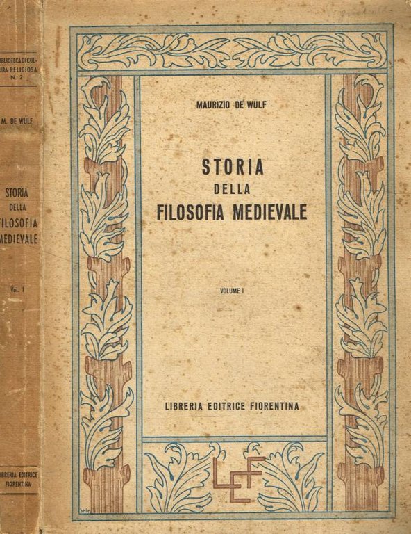 Storia della filosofia medievale vol.I