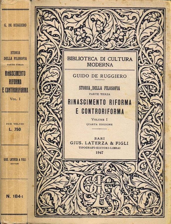 Storia della Filosofia (Parte Terza)