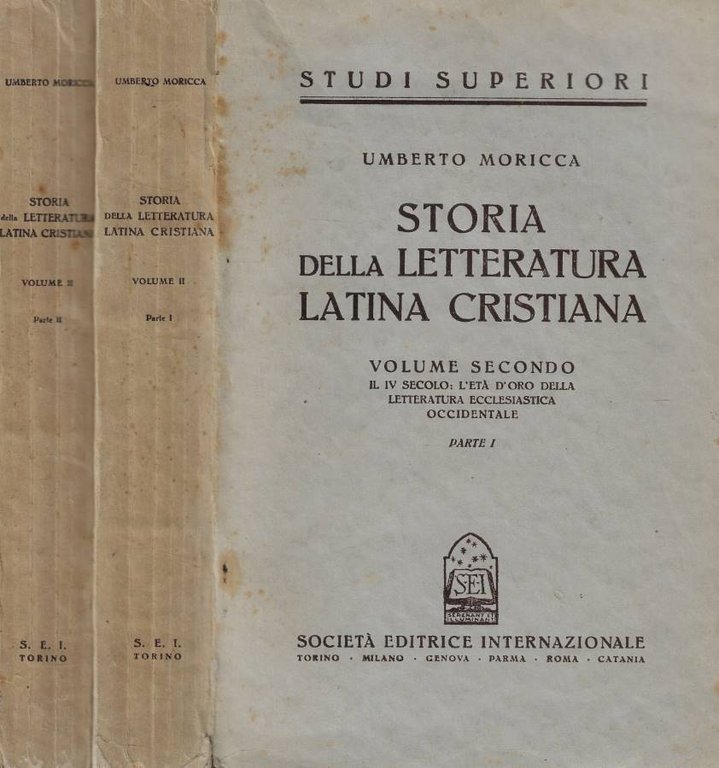 Storia della letteratura latina cristiana Vol. II- parte I-II