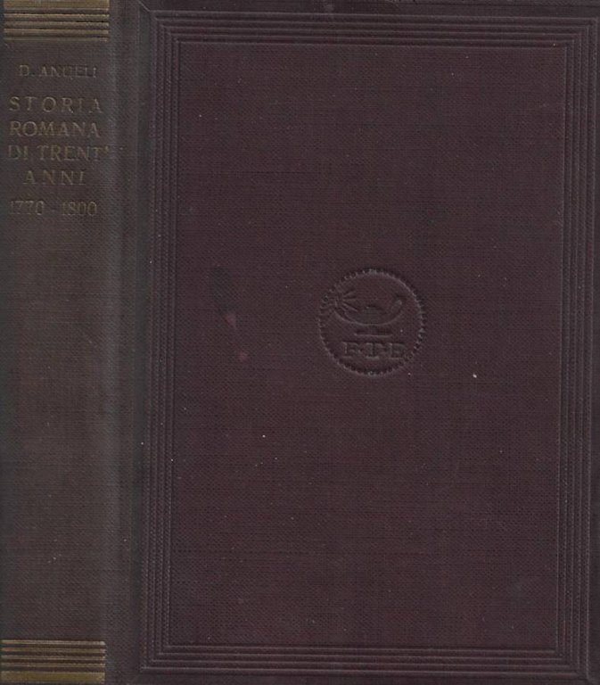 Storia romana di trent'anni 1770-1800
