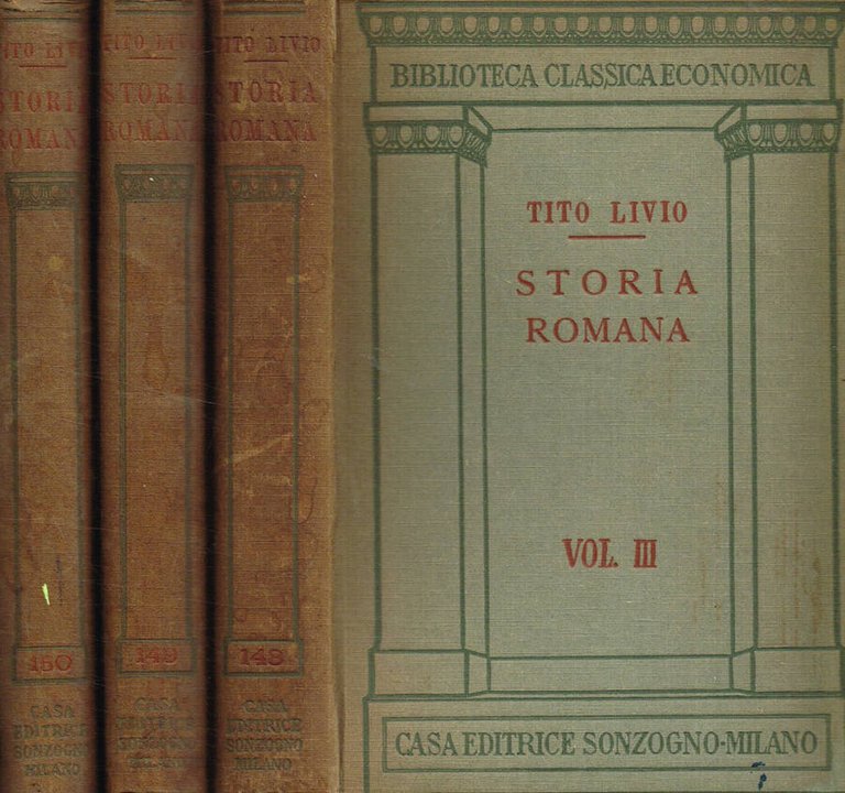 STORIA ROMANA VOL.III IV V