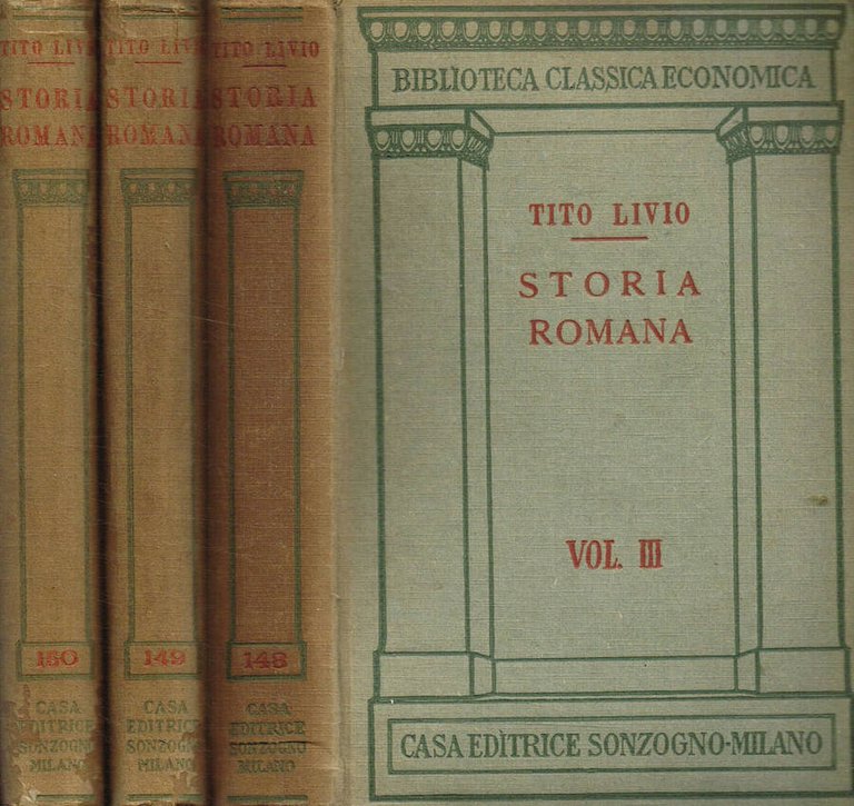 STORIA ROMANA VOL.III IV V