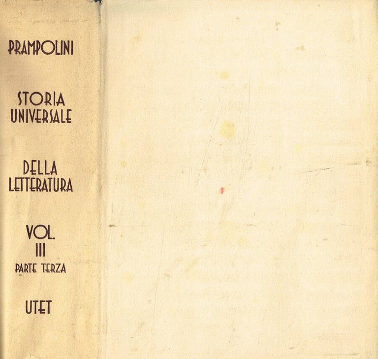 Storia universale della letteratura vol.III parte III