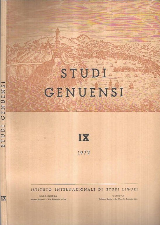 Studi Genuensi - IX 1972