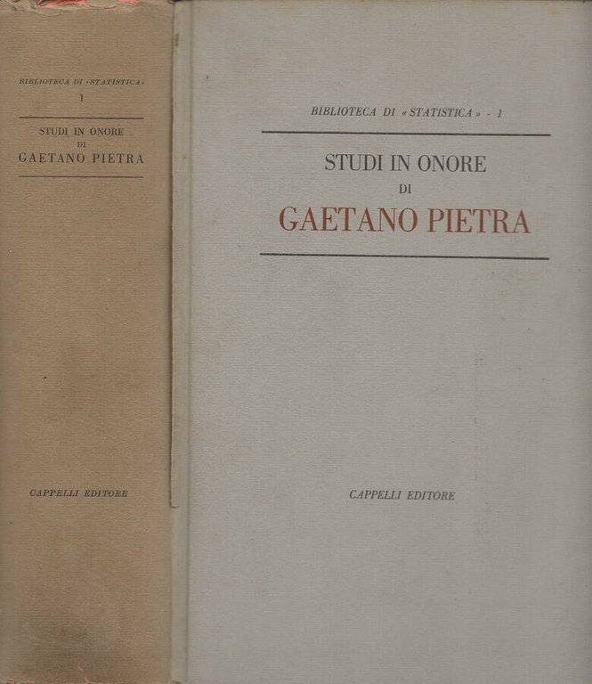 Studi in onore di Gaetano Pietra