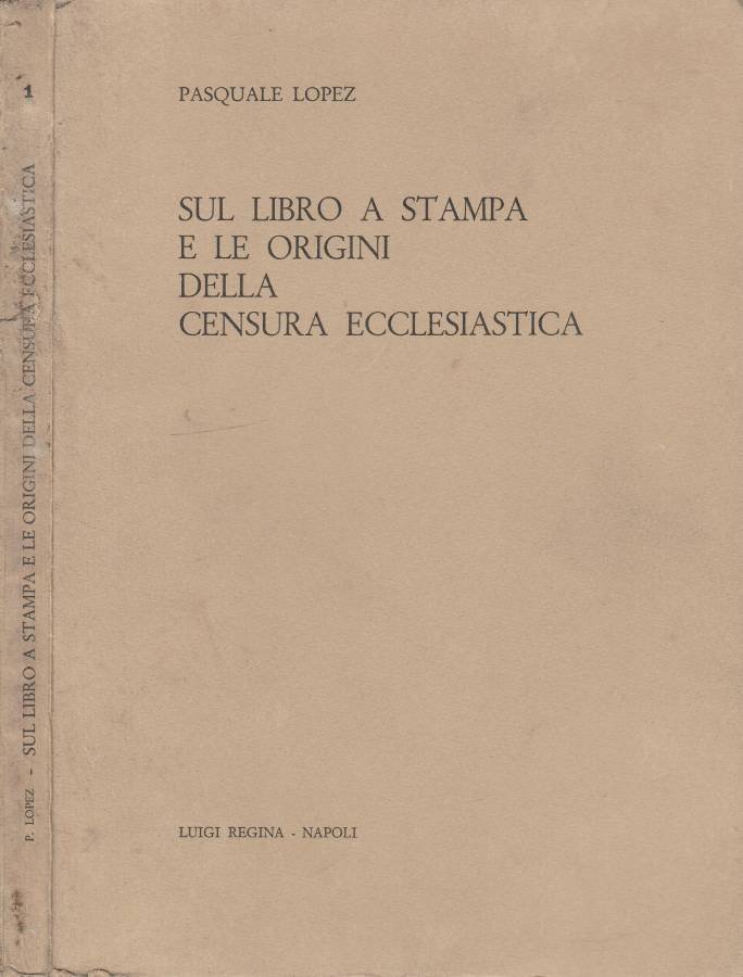 Sul libro a stampa e le origini della censura ecclesiastica