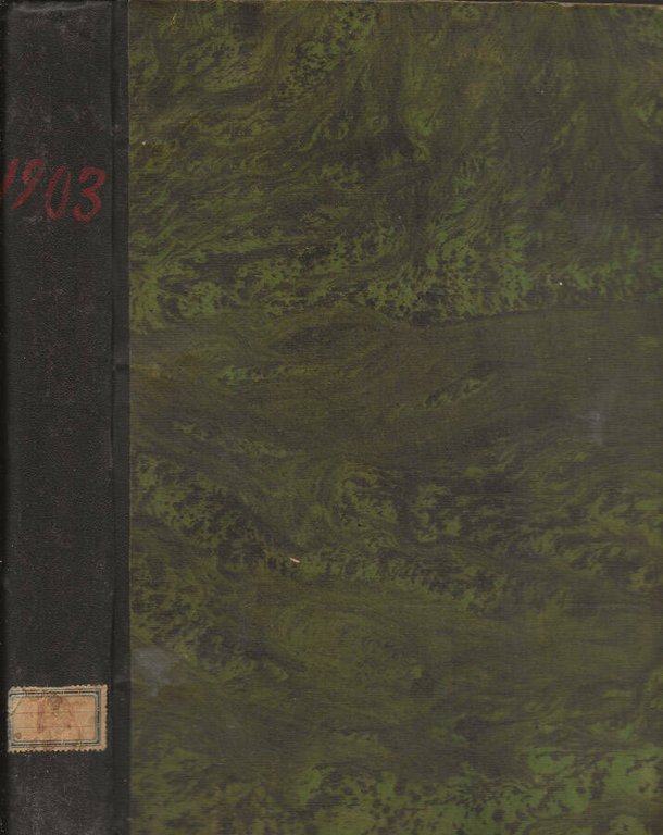 Supplemento annuale alla Enciclopedia di Chimica Scientifica e Industriale. 1902-1903