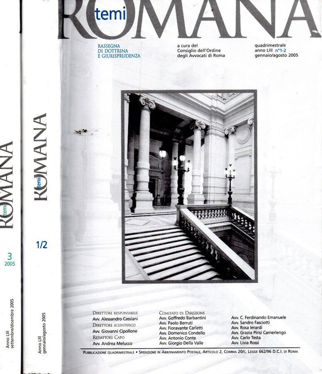 Temi Romana - Anno LIII - N. 1/2 - 3