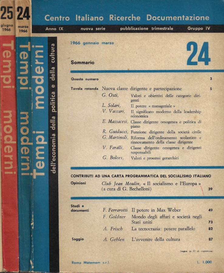 Tempi Moderni dell'economia, della politica e della cultura. Pubblicazione trimestrale … | Immagine principale