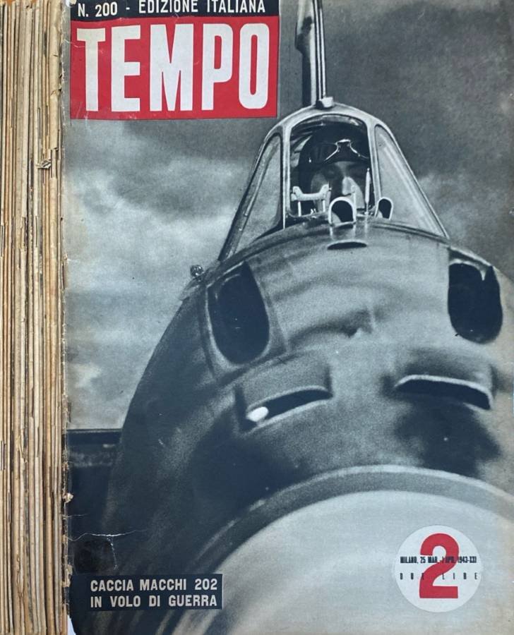 Tempo anno VII, n 200,202,203,204,206 a 217, 223 1943