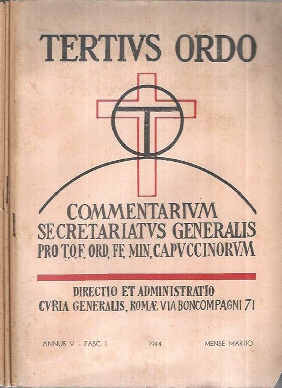 Tertius Ordo Annus V Fasc. I-II-III-IV 1944