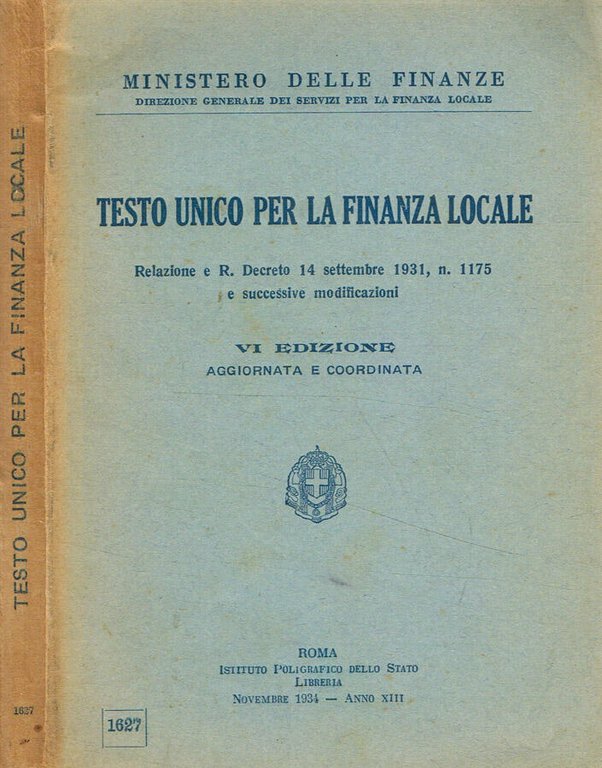 Testo unico per la finanza locale