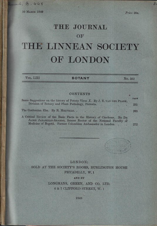 The journal of the Linnean Society of London N. 352, …