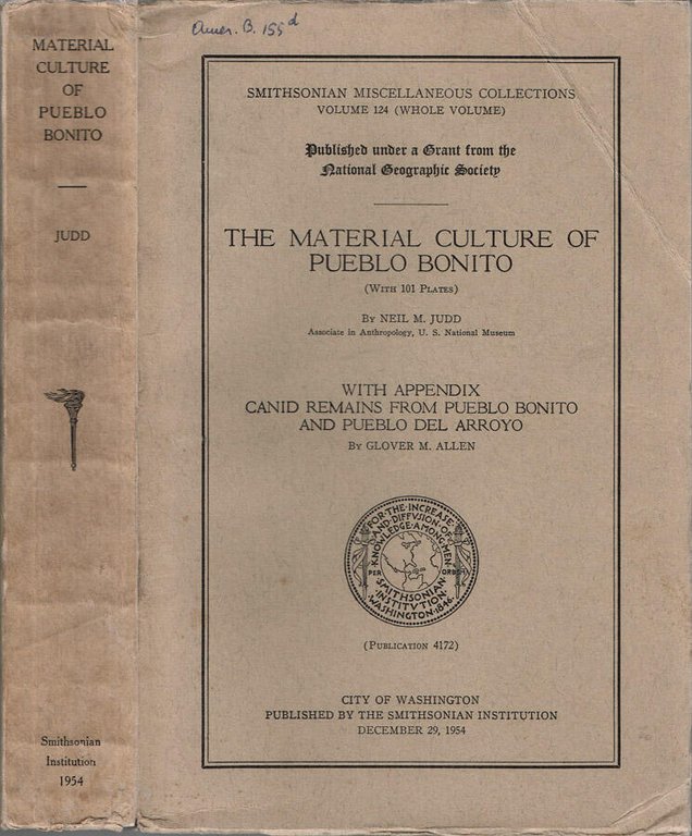 The material culture of Pueblo Bonito