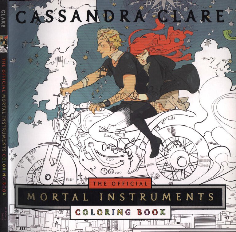 The official mortal instruments coloring book