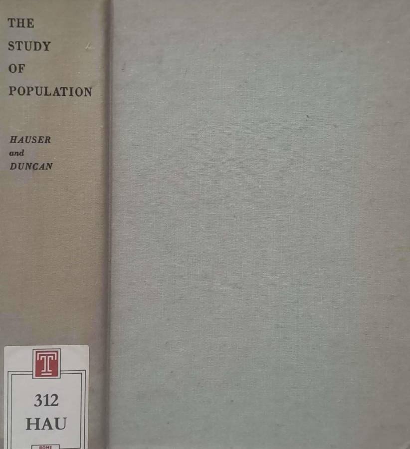 The Study of Population | Immagine principale