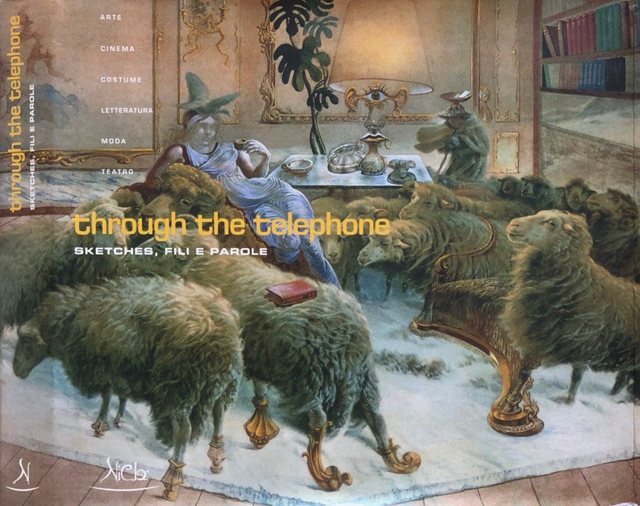 Through the telephone