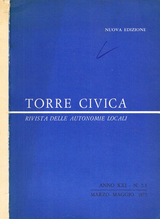 Torre civica. Rivista delle Autonomie Locali a cura della Democrazia …